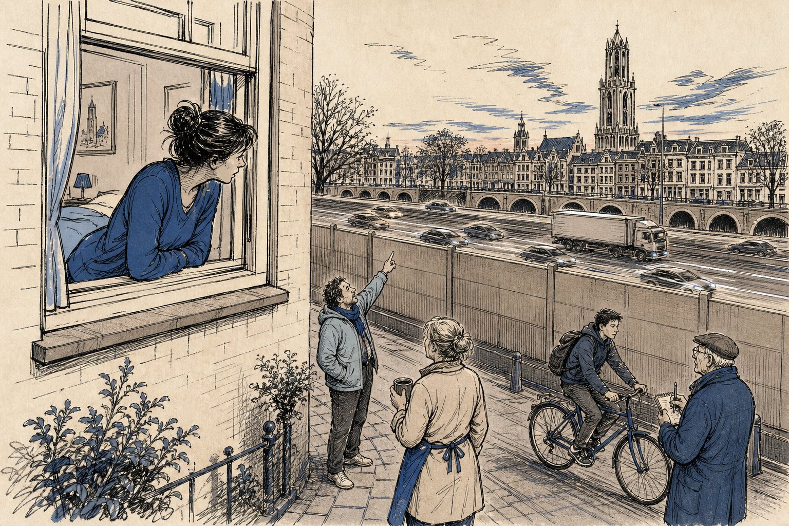 Geluidsschermen Utrecht: jaren later en lager