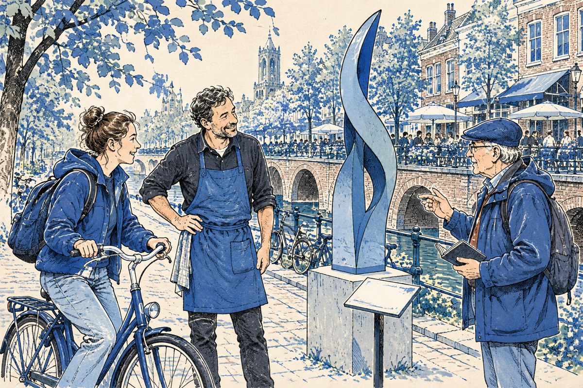 Beeldenpark Croeselaan: gevleugelde kat