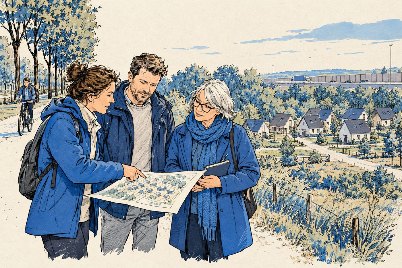 Skaeve Huse: vaste plek, A2 dichtbij